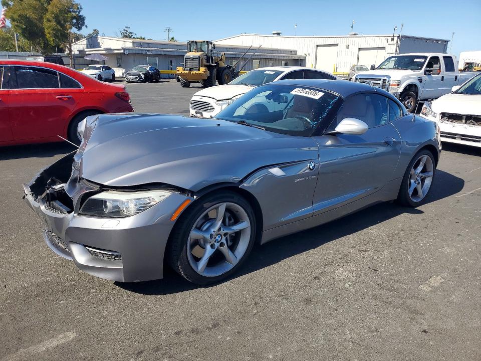 2011 BMW Z4 VIN WBALM1C51BE633558 COPART salvage auction — FRONT END, CA - SALVAGE CERTIFICATE, sold $80 on 2026-07-27 (photo 1)
