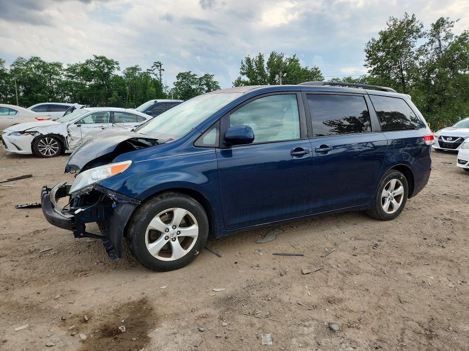 2012 Toyota VIN 5TDKK3DC0CS188366 COPART salvage auction — FRONT END, Md - Cert Of Salvage > 75% Damage, sold $1,150 on 2026-07-07 (photo 1)