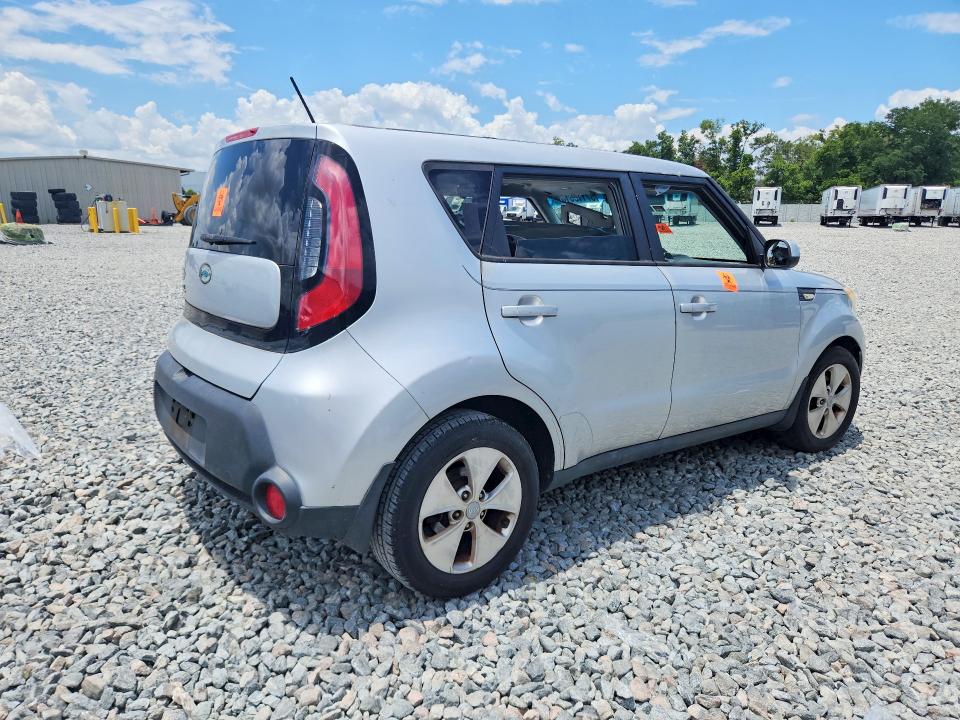 2014 Kia Soul VIN KNDJN2A20E7736601 COPART salvage auction — ROLLOVER, Fl - Cert Of Ttl-Rebuilt&Slvg Rbld, sold $650 on 2026-07-06 (photo 3)