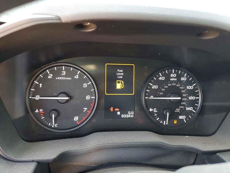 2025 Subaru Impreza VIN JF1GUABC3S8322450 COPART salvage auction — FRONT END, Tx - Salvage Vehicle Title, sold $6,100 on 2026-07-14 (photo 9)