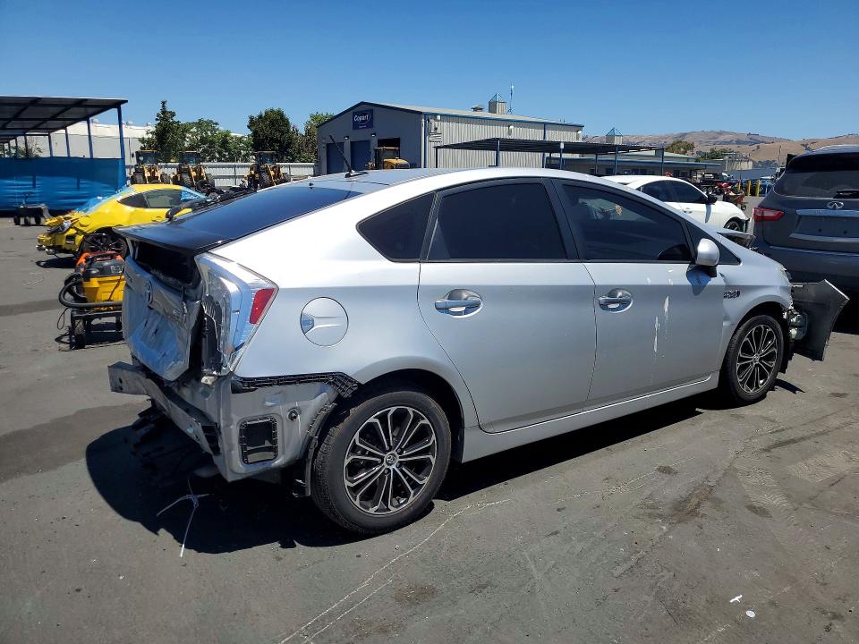 2012 Toyota Prius plug-in VIN JTDKN3DP5C3001442 COPART salvage auction — FRONT END, Ca - Salvage Certificate, sold $1,800 on 2026-07-28 (photo 3)