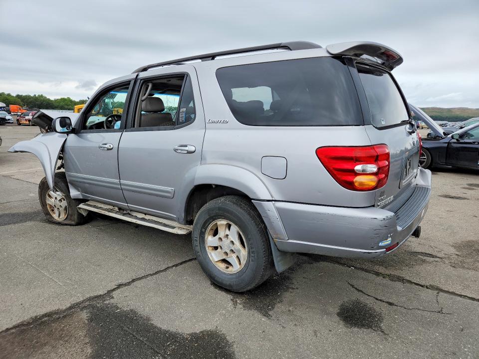 2002 Toyota Sequoia VIN 5TDBT48A82S083245 COPART salvage auction — FRONT END, NY - MV-907A SALVAGE CERTIFICATE, sold $375 on 2026-07-20 (photo 2)