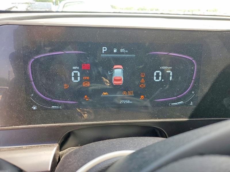 2025 Kia Sportage VIN 5XYK3CDF0SG265627 COPART salvage auction — FRONT END, Ar - Cert Of Title-Salvage, sold $9,700 on 2026-07-08 (photo 9)