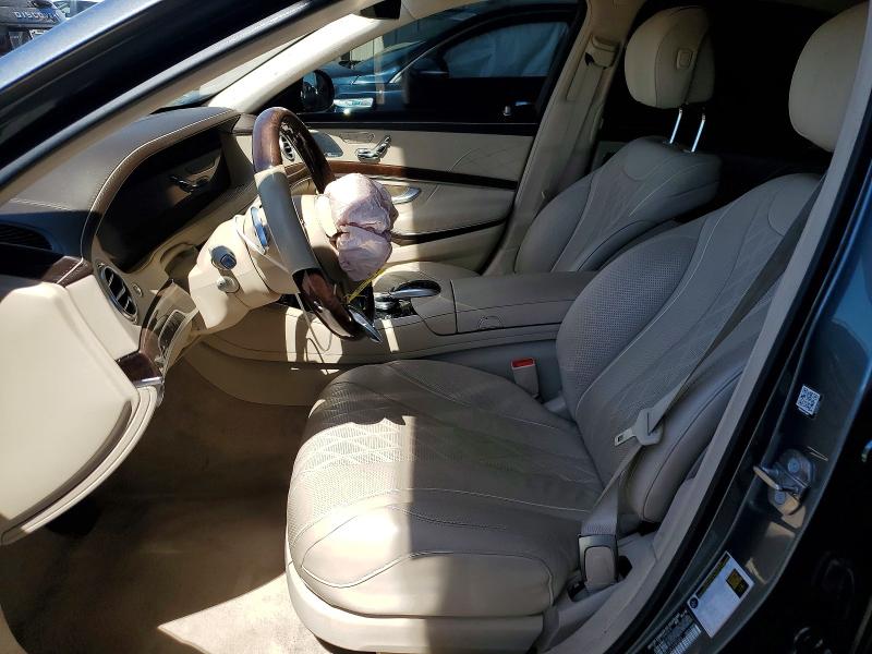2018 Mercedes-benz S-klasse VIN WDDUG8DB1JA398585 COPART salvage auction — FRONT END, Ca - Salvage Certificate, sold $12,100 on 2026-07-16 (photo 7)