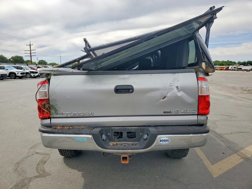 2006 Toyota Tundra VIN 5TBDT441X6S535189 COPART salvage auction — ROOF, Id - Salvage Certificate Of Title, sold $1,650 on 2026-07-30 (photo 6)
