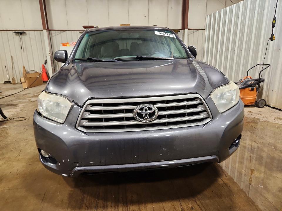 2010 Toyota Highlander VIN 5TDJK3EH7AS031209 COPART salvage auction — FRONT END, Pa - Certificate Of Salvage, sold $400 on 2026-07-24 (photo 5)