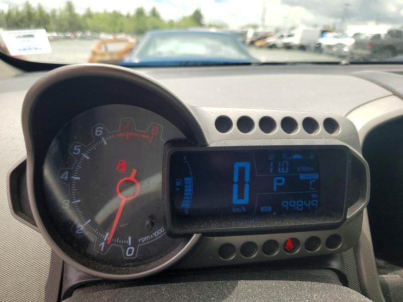 2013 Chevrolet SONIC VIN 1G1JC6EH6D4186891 COPART salvage auction — FRONT END, Ns - Cert Of Registration, sold $375 on 2026-07-09 (photo 9)