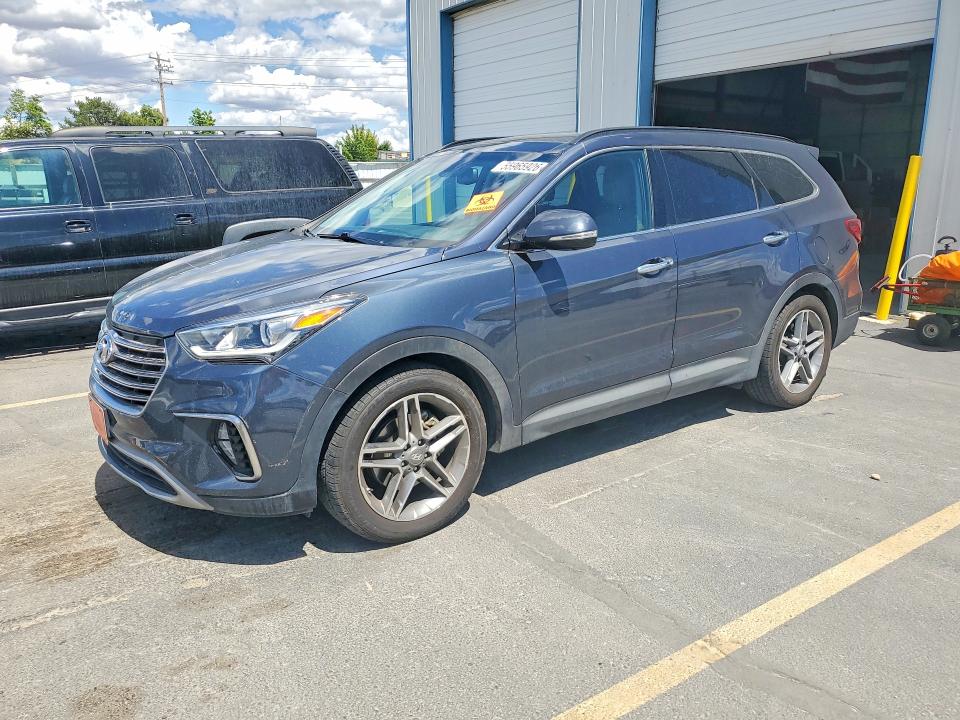 2017 Hyundai Santa fe VIN KM8SRDHF5HU165198 COPART salvage auction — FRONT END, Id - Salvage Certificate Of Title, sold $5,100 on 2026-07-23 (photo 1)