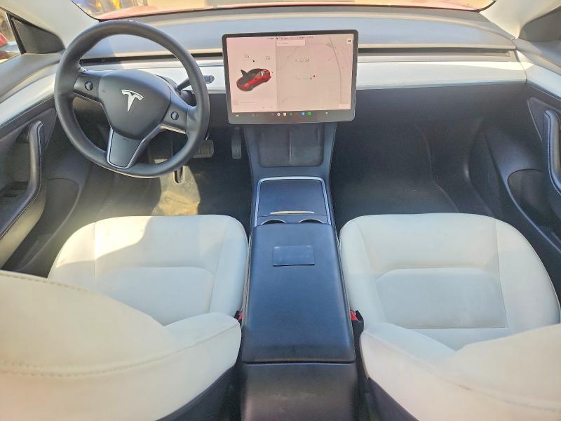 2022 Tesla Model 3 VIN 5YJ3E1EBXNF102834 COPART salvage auction — FRONT END, On - Permit Salvage, sold $9,600 on 2026-07-02 (photo 8)