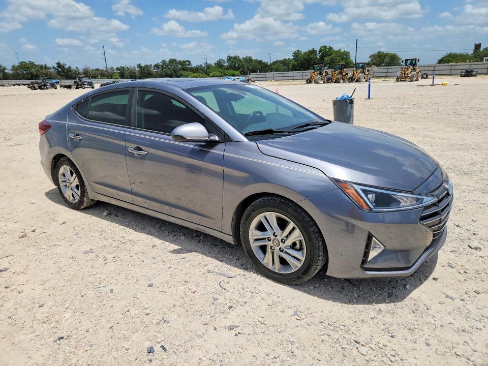 2019 Hyundai Elantra VIN KMHD84LF6KU826070 COPART salvage auction — FRONT END, TX - SALVAGE VEHICLE TITLE (P), sold $950 on 2026-07-23 (photo 4)
