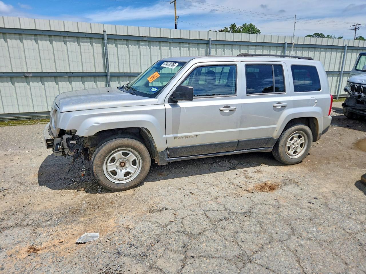 2014 Jeep Patriot VIN 1C4NJPBA8ED545249 COPART salvage auction — Front End, TX - CERTIFICATE OF TITLE, sold $550 on 2026-07-03 (photo 1)