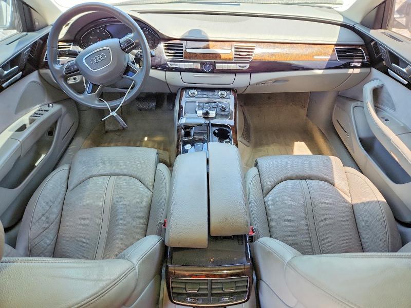 2012 Audi A8 VIN WAURVAFD7CN008965 COPART salvage auction — FRONT END, Oh - Certificate Of Title, sold $2,500 on 2026-07-31 (photo 8)