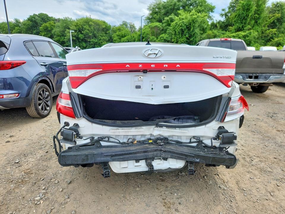 2016 Hyundai Azera VIN KMHFH4JG2GA516088 COPART salvage auction — REAR END, Ma - Cert Of Title-Salvage, sold $1,300 on 2026-07-30 (photo 6)