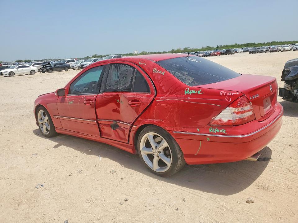 2006 Mercedes-benz C class VIN WDBRF52H56F832007 COPART salvage auction — SIDE, Tx - Salvage Vehicle Title, sold $225 on 2026-07-30 (photo 2)