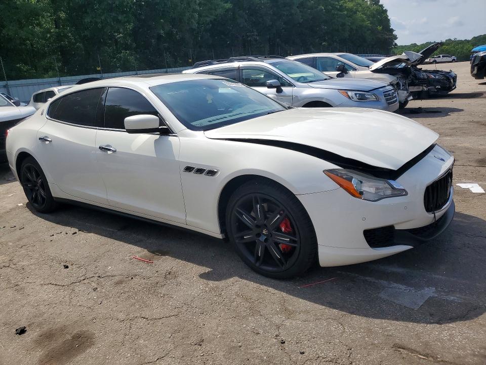2014 Maserati Quattroporte VIN ZAM56RRA3E1116987 COPART salvage auction — FRONT END, Ga - Cert Of Title-Salvage Court Or, sold $2,800 on 2026-07-24 (photo 3)