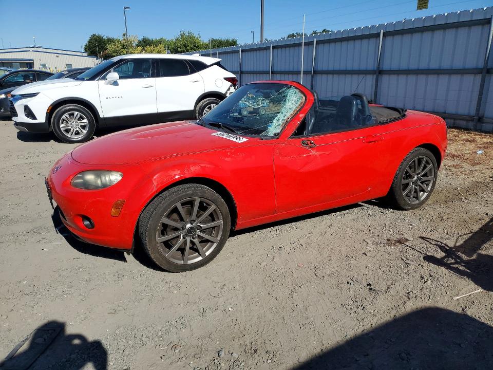 2006 Mazda Mx-5 miata VIN JM1NC25F960105182 COPART salvage auction — ROOF, Ca - Salvage Certificate, sold $2,800 on 2026-07-02 (photo 1)