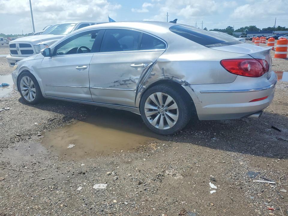 2010 Volkswagen Cc VIN WVWML7AN5AE503765 COPART salvage auction — FRONT END, TX - SALVAGE VEHICLE TITLE (P), sold $100 on 2026-07-30 (photo 2)