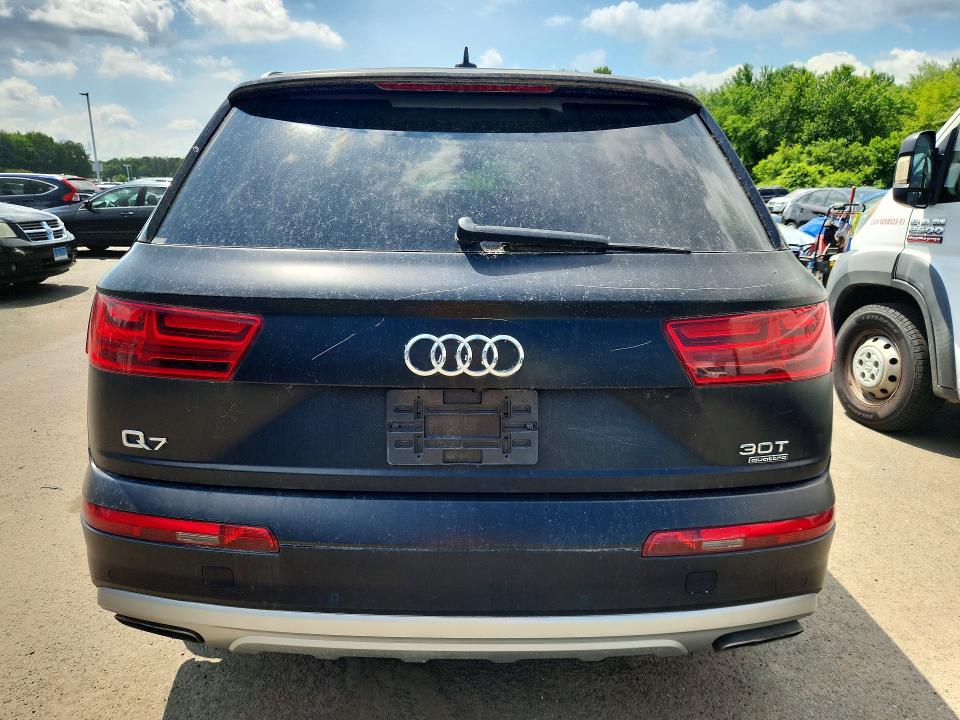 2017 Audi Q7 VIN WA1LAAF72HD040325 COPART salvage auction — VANDALISM, VA - CERTIFICATE OF TITLE (P), sold $7,300 on 2026-07-30 (photo 6)