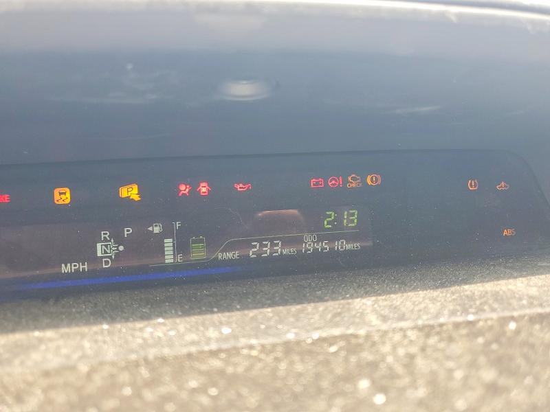 2012 Toyota Prius VIN JTDZN3EU2C3152032 COPART salvage auction — FRONT END, NJ - CERT OF TITLE-SALVAGE, sold $1,600 on 2026-07-30 (photo 9)
