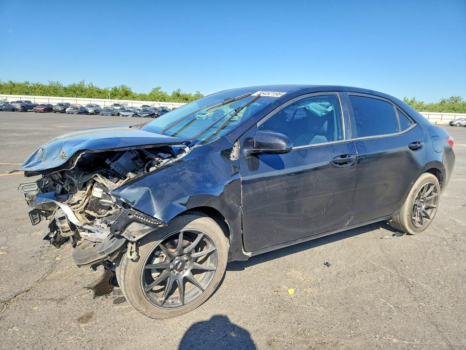 2016 Toyota Corolla VIN 5YFBURHE4GP459016 COPART salvage auction — FRONT END, Ca - Salvage Certificate, sold $925 on 2026-07-09 (photo 1)