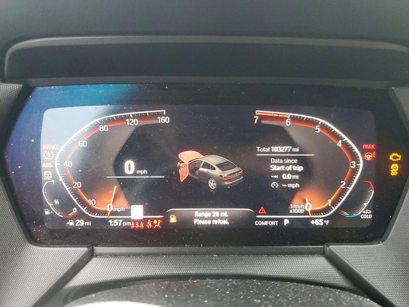 2022 BMW 2er VIN WBA53AK03N7K29042 COPART salvage auction — MECHANICAL, Salvage Title, sold $3,450 on 2026-08-10 (photo 9)