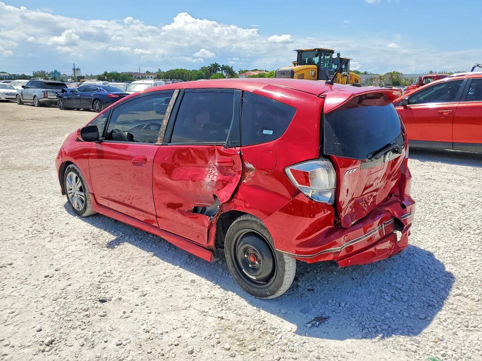 2009 Honda Fit VIN JHMGE88679S058453 COPART salvage auction — REAR END, Fl - Cert Of Title Slvg Rebuildable, sold $600 on 2026-07-10 (photo 2)