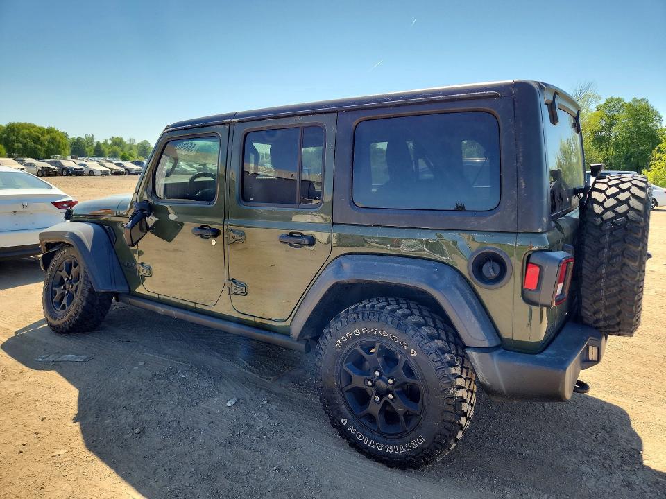 2020 Jeep Wrangler unlimited VIN 1C4HJXDN4LW301645 COPART salvage auction — FRONT END, OH - CERT OF TITLE-SALVAGE, sold $7,200 on 2026-07-20 (photo 2)