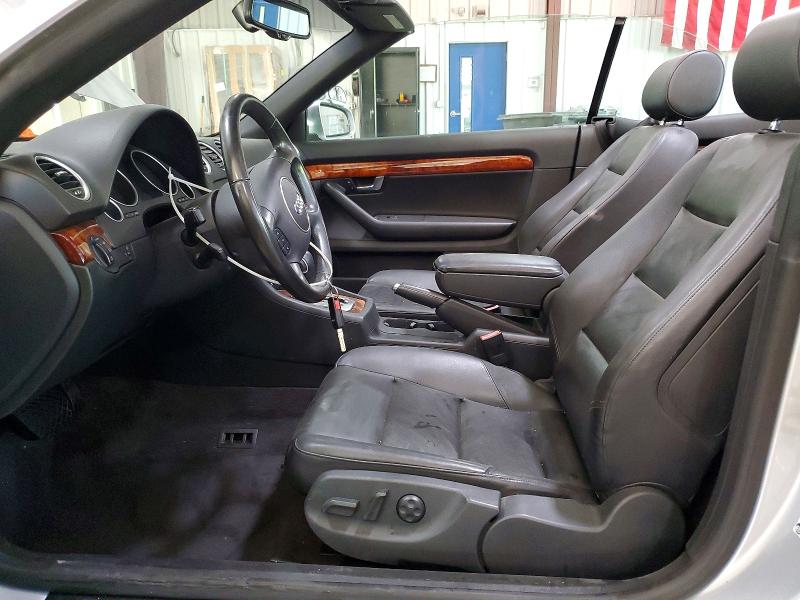 2006 Audi A4 quattro VIN WAUDT48H86K008285 COPART salvage auction — FRONT END, Pa - Certificate Of Salvage, sold $450 on 2026-07-08 (photo 7)