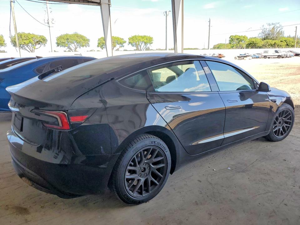 2024 Tesla Model 3 VIN 5YJ3E1EA1RF825470 COPART salvage auction — REAR END, Salvage Title, sold $12,500 on 2026-07-22 (photo 3)