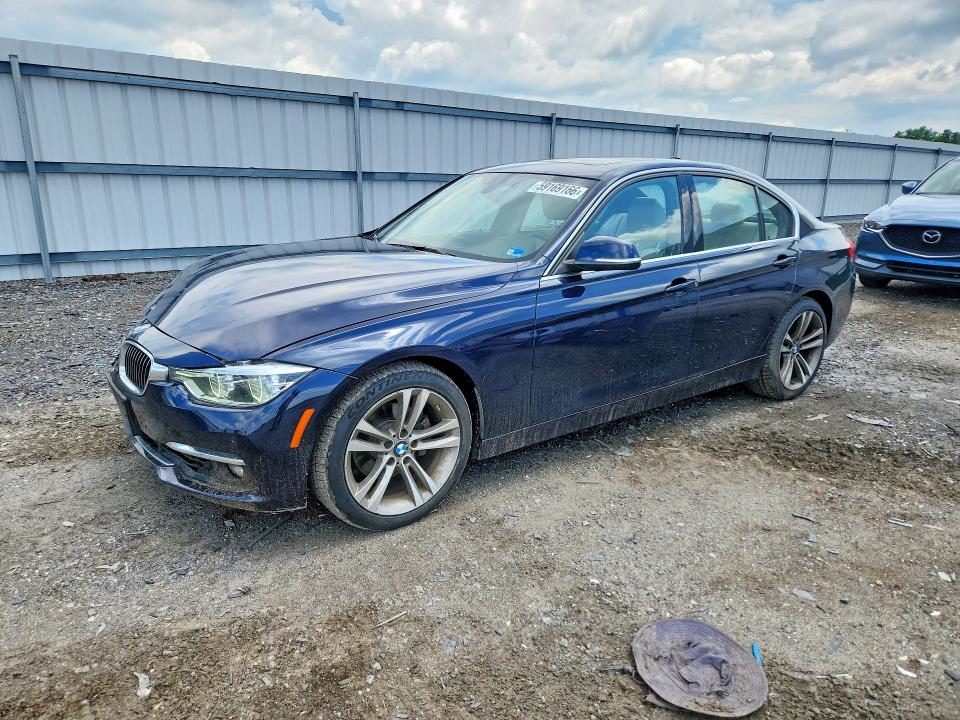 2016 BMW 3er VIN WBA8E9G53GNT46970 COPART salvage auction — FRONT END, Va - Cert Of Title - Salvage, sold $4,150 on 2026-07-15 (photo 1)