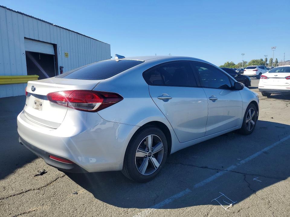 2018 Kia Forte VIN 3KPFL4A79JE178115 COPART salvage auction — VANDALISM, Ca - Salvage Certificate, sold $1,700 on 2026-07-24 (photo 3)