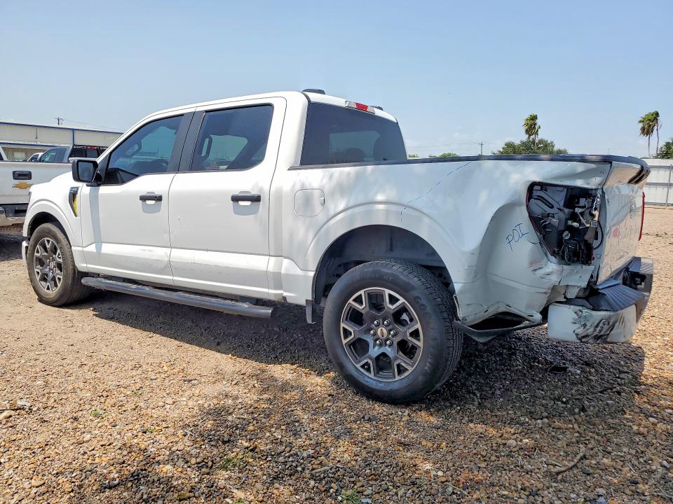 2024 Ford F-150 lightning VIN 1FTEW2K54RFA57501 COPART salvage auction — ALL OVER, TX - SALVAGE VEHICLE TITLE (P), sold $14,700 on 2026-08-19 (photo 2)