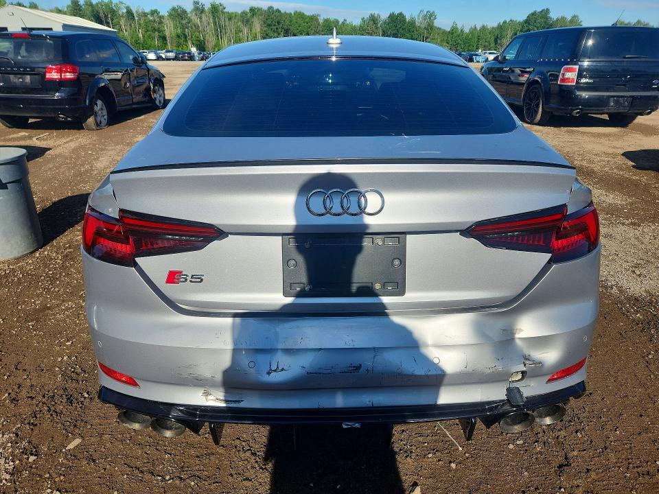 2018 Audi Rs5 VIN WAUC4CF53JA032956 COPART salvage auction — REAR END, On - Permit No Brand - Unfit, sold $9,300 on 2026-07-14 (photo 6)