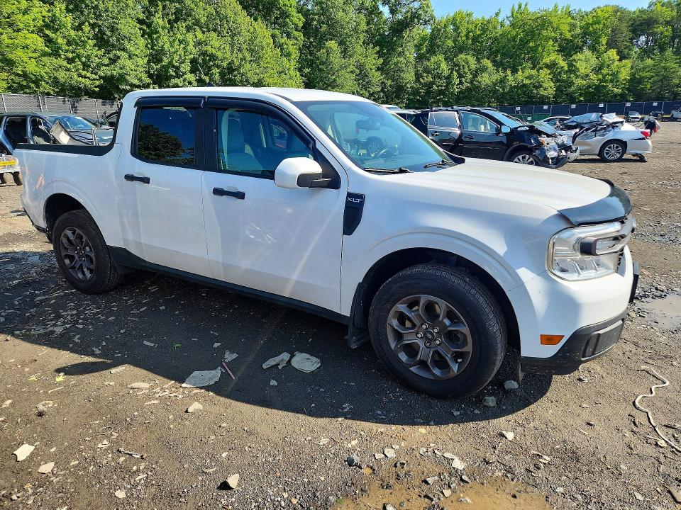 2022 Ford Maverick VIN 3FTTW8F94NRA33302 COPART salvage auction — REAR END, Md - Cert Of Salvage < 75% Damage, sold $9,700 on 2026-07-03 (photo 4)