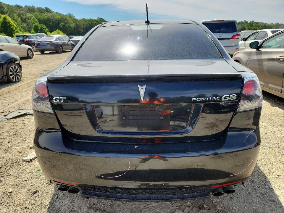 2008 Pontiac G8 VIN 6G2EC57Y08L988761 COPART salvage auction — FRONT END, Md - Cert Of Salvage < 75% Damage, sold $2,750 on 2026-07-14 (photo 6)