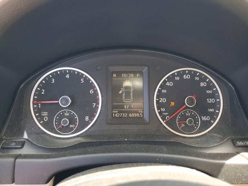 2012 Volkswagen Tiguan VIN WVGAV7AX8CW530532 COPART salvage auction — FRONT END, Ca - Dis/Dlr/Exp Only Clean Title, sold $2,000 on 2026-07-02 (photo 9)
