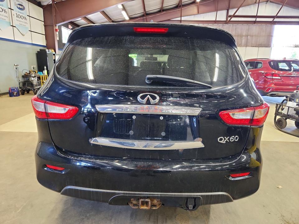 2015 Infiniti Qx60 VIN 5N1AL0MM5FC559135 COPART salvage auction — REAR END, Wv - Certificate Of Title, sold $2,900 on 2026-07-09 (photo 6)