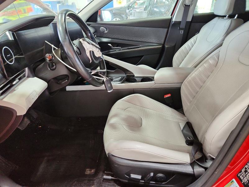 2021 Hyundai Elantra VIN KMHLP4AG3MU101684 COPART salvage auction — FRONT END, Pa - Certificate Of Salvage, sold $1,900 on 2026-07-20 (photo 7)