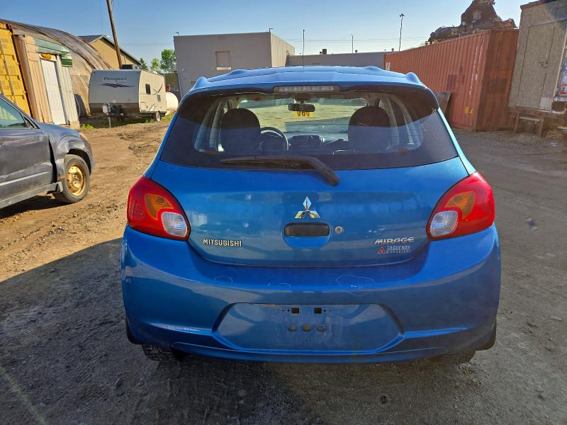 2014 Mitsubishi Mirage VIN ML32A3HJ3EH004737 COPART salvage auction — FRONT END, Qc - Gravement Accidente, sold $200 on 2026-07-07 (photo 6)