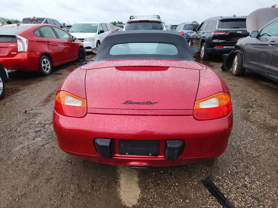 2001 Porsche Boxster VIN WP0CA29871U621728 COPART salvage auction — MINOR DENT/SCRATCHES, Il - Certificate Of Title, sold $5,900 on 2026-07-02 (photo 6)