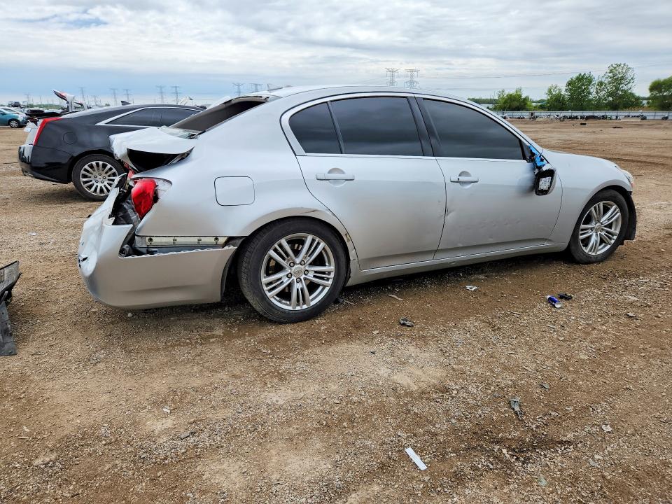 2012 Infiniti G VIN JN1CV6AR4CM970965 COPART salvage auction — REAR END, Il - Salvage Certificate, sold $400 on 2026-07-14 (photo 3)