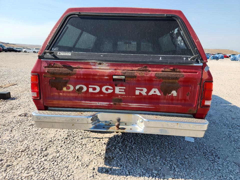 1989 Dodge D-series VIN 1B7FE06X6KS086146 COPART salvage auction — MINOR DENT/SCRATCHES, Ut - Certificate Of Title, sold $150 on 2026-07-10 (photo 6)