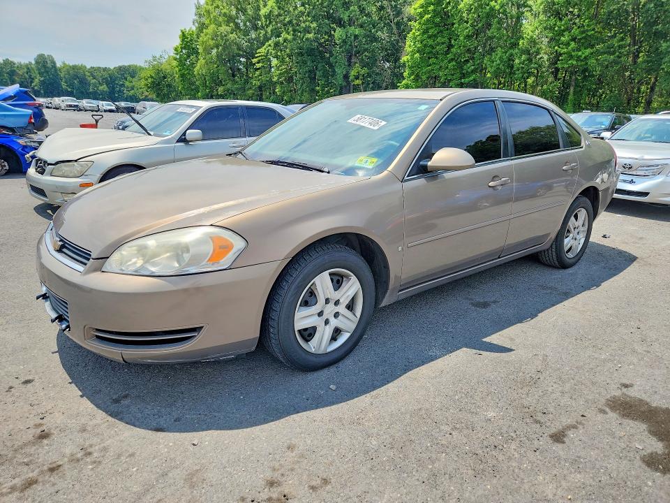 2007 Chevrolet Impala VIN 2G1WB58K179313073 COPART salvage auction — REAR END, NJ - CERT OF TITLE-SALVAGE (P), sold $500 on 2026-07-02 (photo 1)