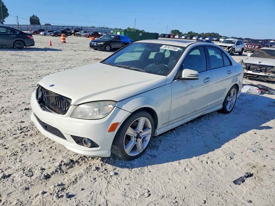 2010 Mercedes-benz C class VIN WDDGF5EB0AR107444 COPART salvage auction — FRONT END, Ga - Certificate Of Title, sold $625 on 2026-07-06 (photo 1)