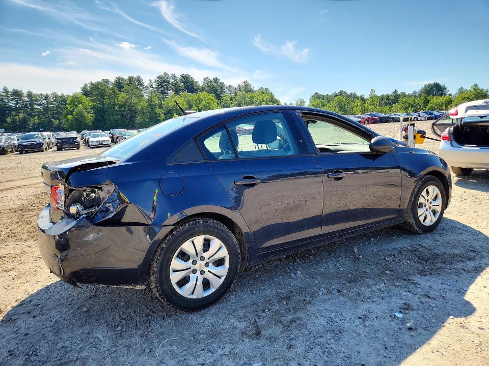 2014 Chevrolet Cruze VIN 1G1PA5SG3E7291622 COPART salvage auction — REAR END, Ma - Cert Of Title-Parts Only Salva, sold $250 on 2026-07-20 (photo 3)