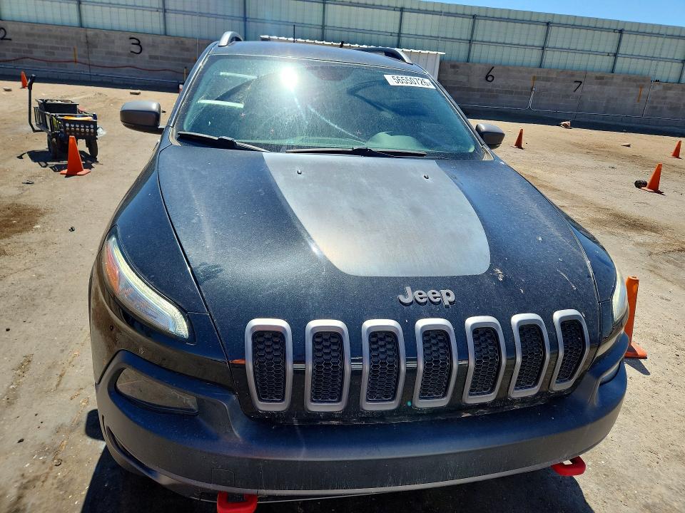 2016 Jeep Cherokee VIN 1C4PJMBS6GW246849 COPART salvage auction — FRONT END, Nm - Cert Of Title-Salvage, sold $1,500 on 2026-07-09 (photo 5)