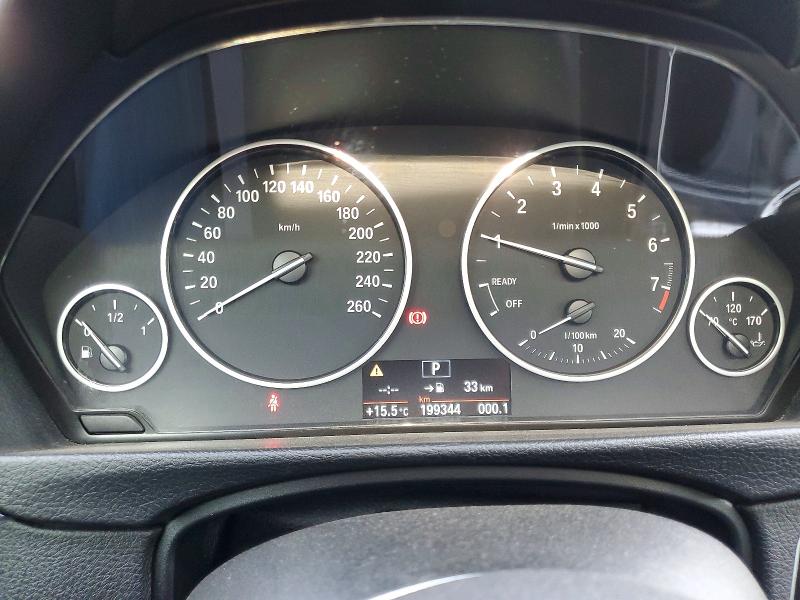 2013 BMW 3 series VIN WBA3C3C52DF979212 COPART salvage auction — REAR END, ON - PERMIT NO BRAND - UNFIT, sold $1,800 on 2026-07-16 (photo 9)