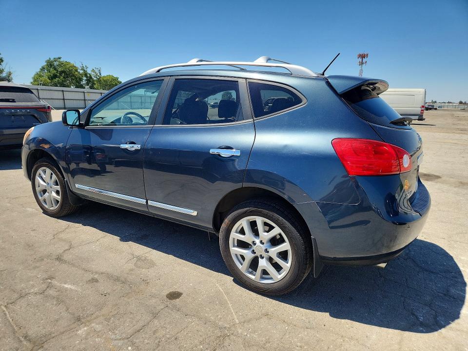 2013 Nissan Rogue VIN JN8AS5MV3DW126300 COPART salvage auction — REAR END, Ca - Salvage Certificate, sold $225 on 2026-07-10 (photo 2)