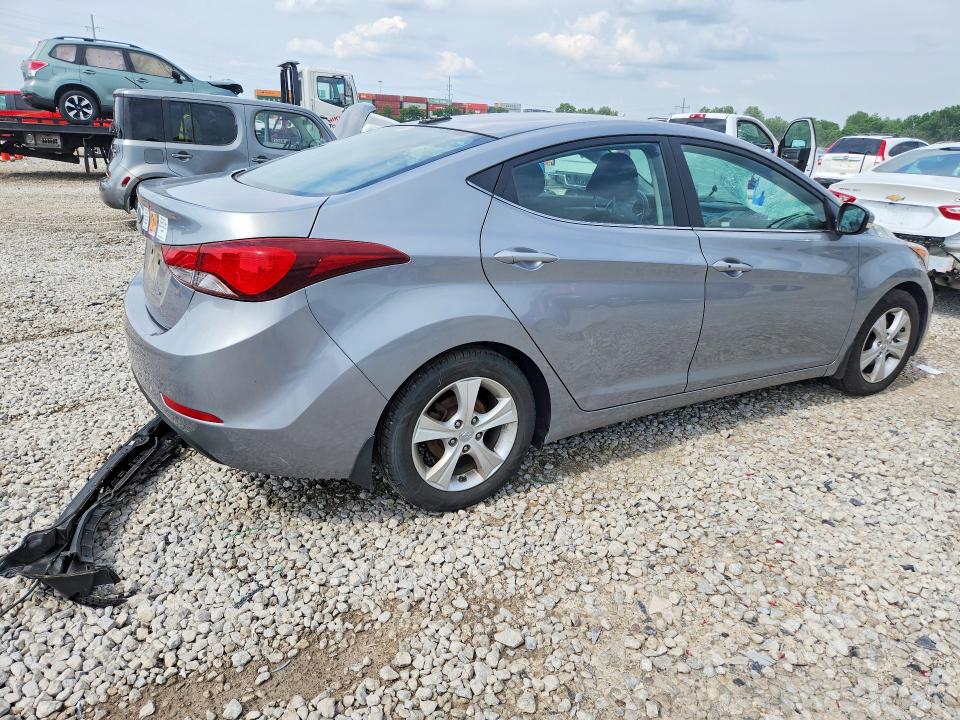 2016 Hyundai VIN KMHDH4AE7GU557126 COPART salvage auction — FRONT END, Oh - Cert Of Title-Salvage, sold $1,650 on 2026-07-24 (photo 3)