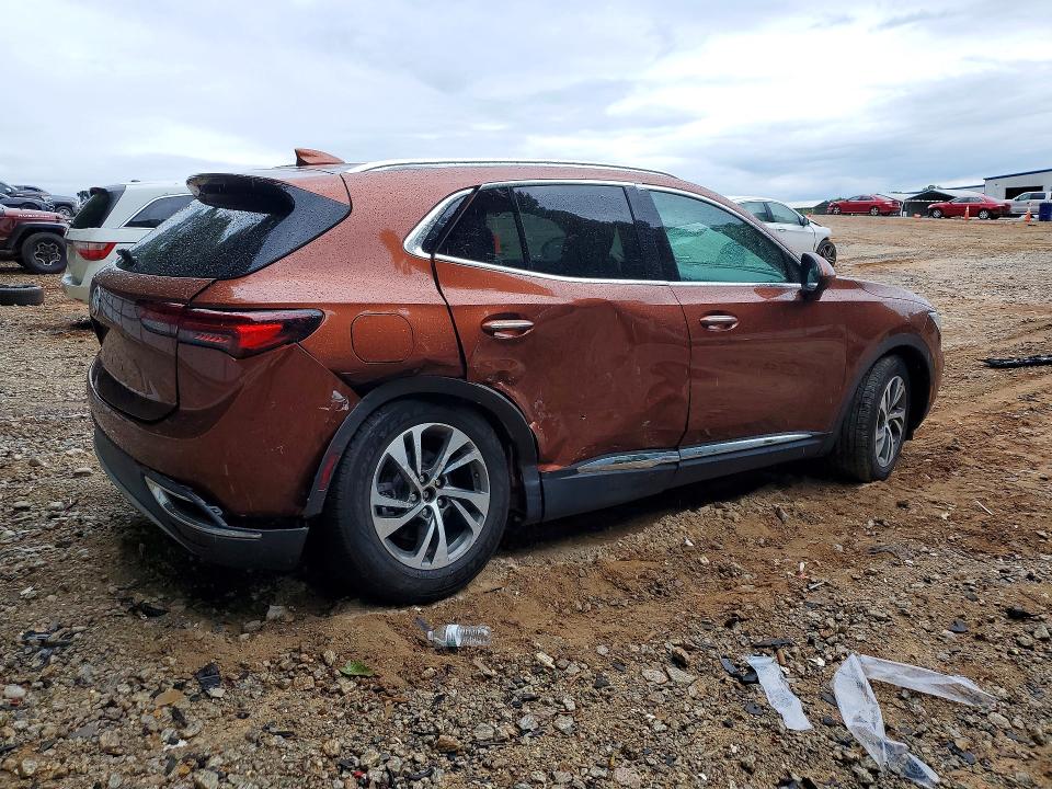 2021 Buick Envision VIN LRBFZPR40MD123535 COPART salvage auction — REAR END, Ga - Cert Of Title-Salvage, sold $5,700 on 2026-07-28 (photo 3)